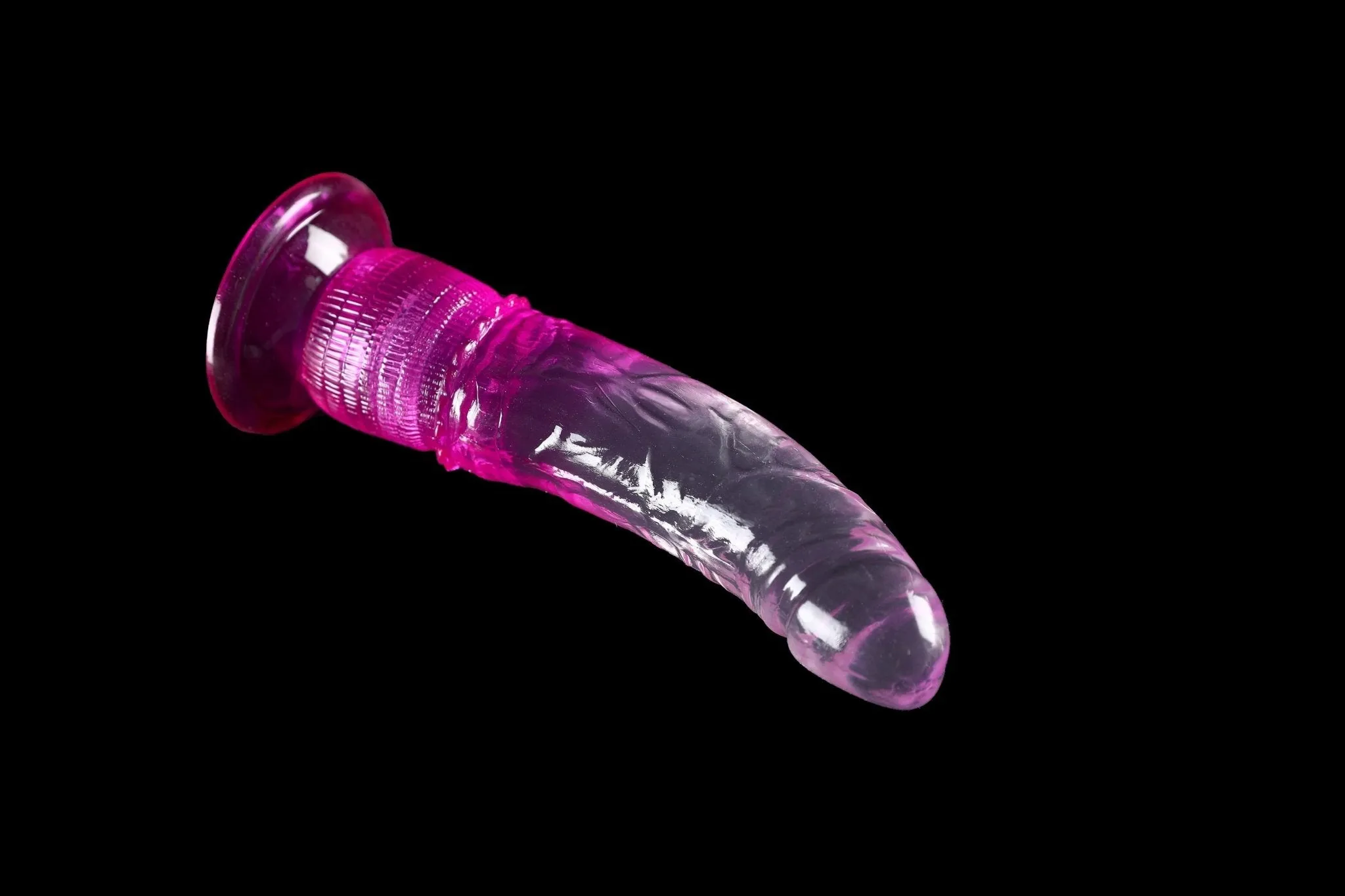 LoveMe 17.5CM Trans Silicone Dildo - Pink