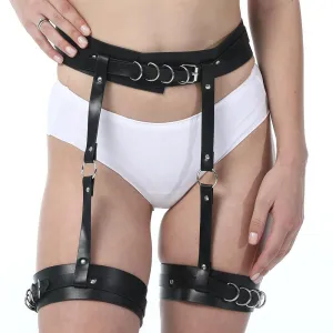 Lovemesex Faux Leather Bondage Pants