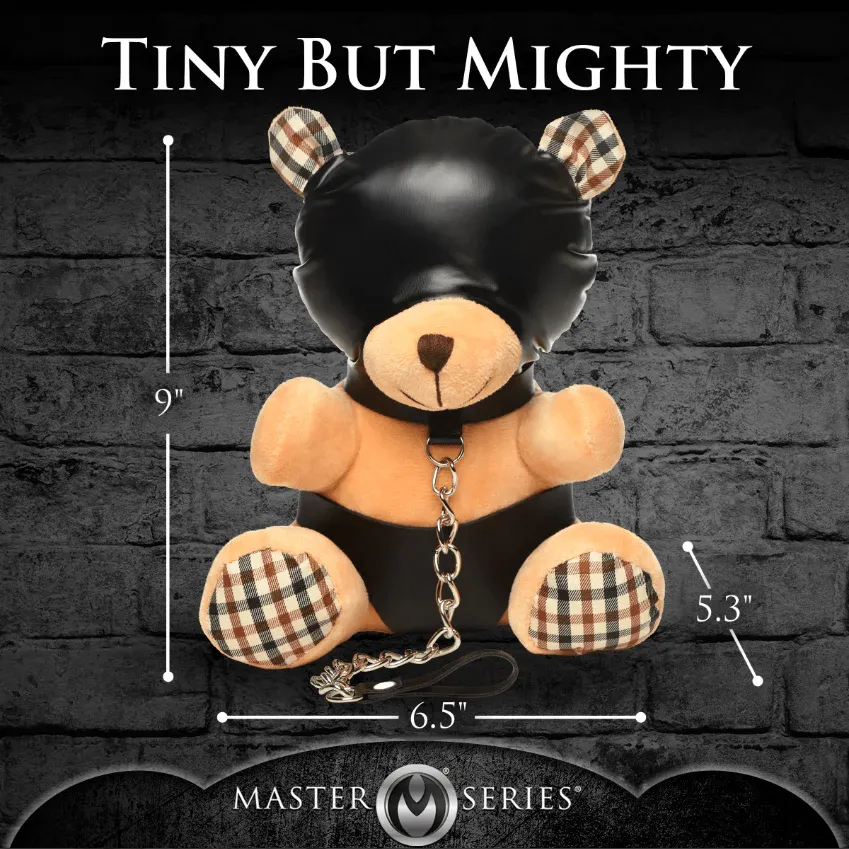 Master Series Hooded Bondage Teddy Bear