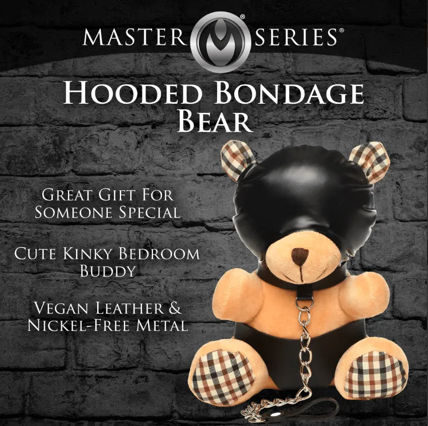 Master Series Hooded Bondage Teddy Bear