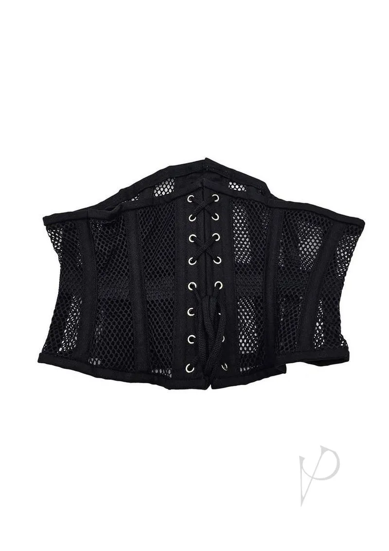 Mesh Corset Lxl Black