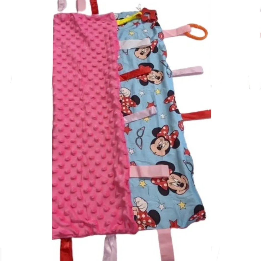 Mouse Cuddle Sensory Security Blanket Toys