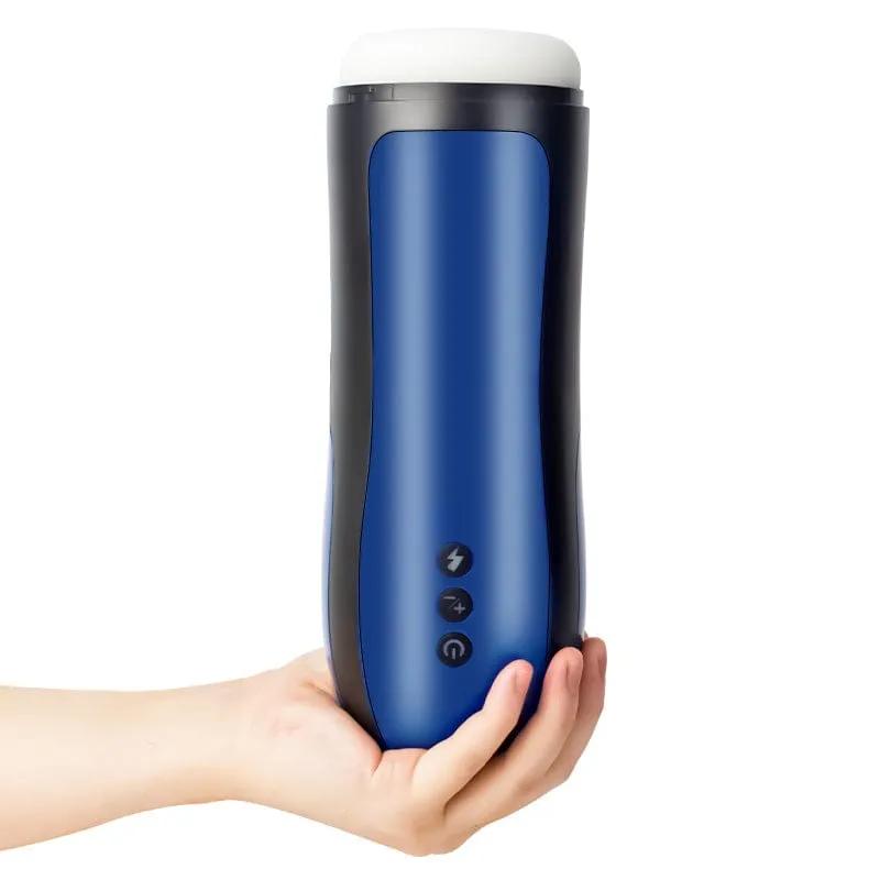MyToys - MyThruster Thrusting Vibrating Masturbation Cup (Blue)