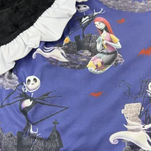 Nightmare Skull Snuggle Blanket Medium