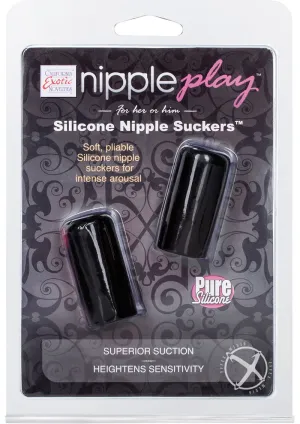 Nipple Play Silicone Nipple Sucker Black