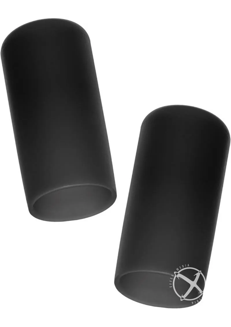 Nipple Play Silicone Nipple Sucker Black