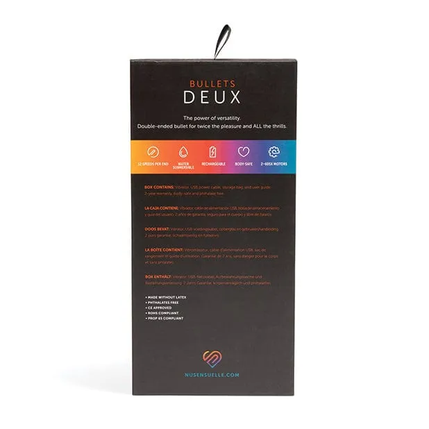 Nu Sensuelle - Deux Double Ended Bullet Vibrator (Coral)