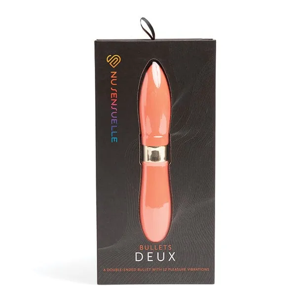 Nu Sensuelle - Deux Double Ended Bullet Vibrator (Coral)