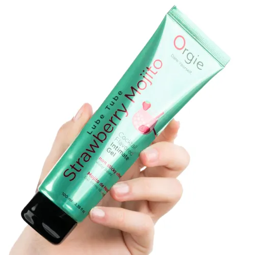 Orgie Lube Tube Cocktail Strawberry Mojito