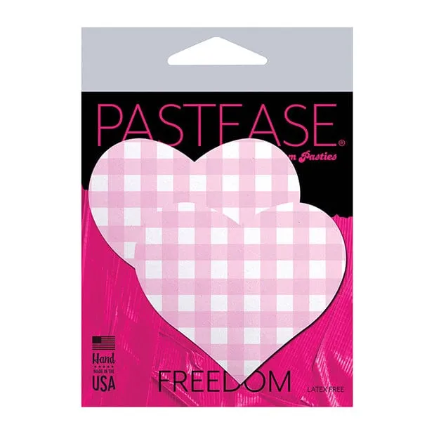 Pastease - Premium Gingham Heart Pasties Nipple Covers