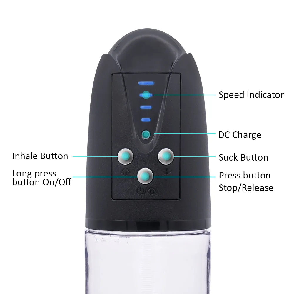 PLEASUREMAX ELECTRIC VACUUM PUMP WITH SENSATION SLEEVE