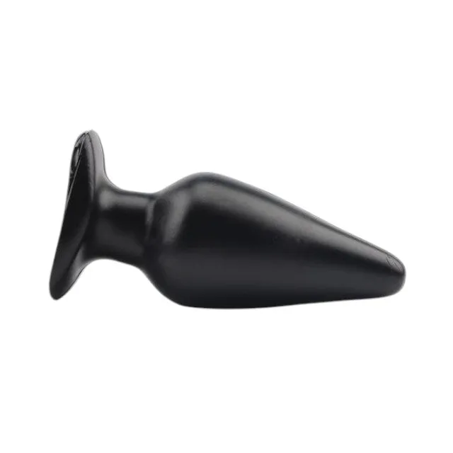 Plug anal CHISA Rubicon My Ass L. design ergonomic. rezistent la apă. lungime 14.7 cm. diametru 6 cm. negru