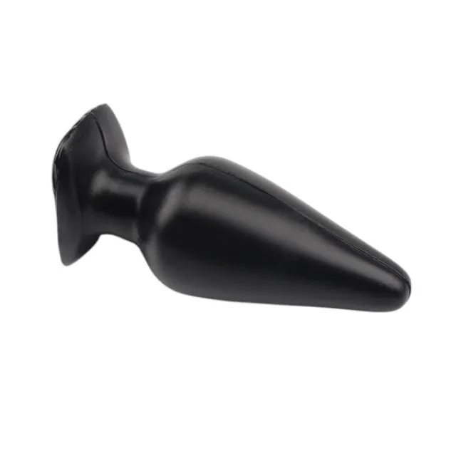 Plug anal CHISA Rubicon My Ass L. design ergonomic. rezistent la apă. lungime 14.7 cm. diametru 6 cm. negru