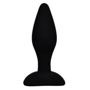 Plug anal LOVING JOY Medium Silicone. lungime inserabilă 9 cm. diametru 3.34 cm. culoare negru. mărime M
