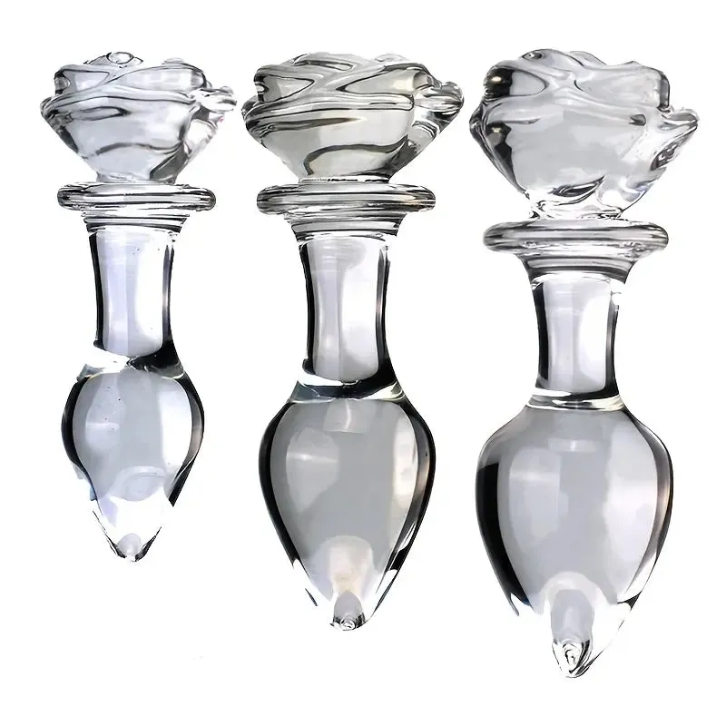 Premium Glass Anal Plug For Couples Adult Sex Toy For Men Women Sex