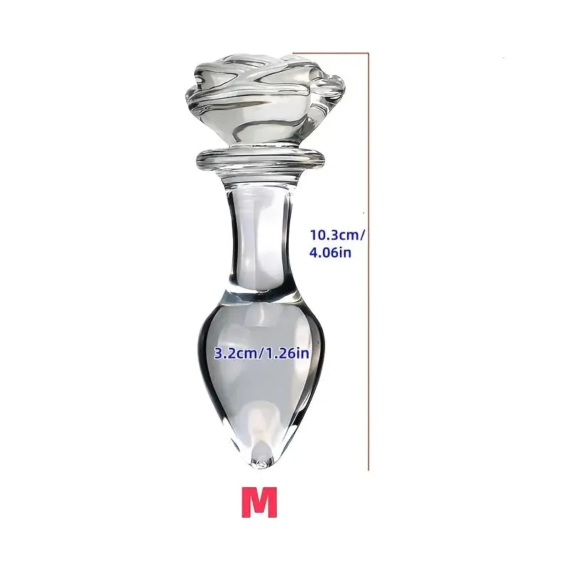 Premium Glass Anal Plug For Couples Adult Sex Toy For Men Women Sex