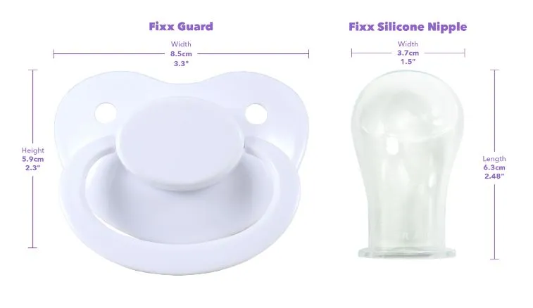 Rearz Fixx Adult Size 10 Pacifiers X-Large