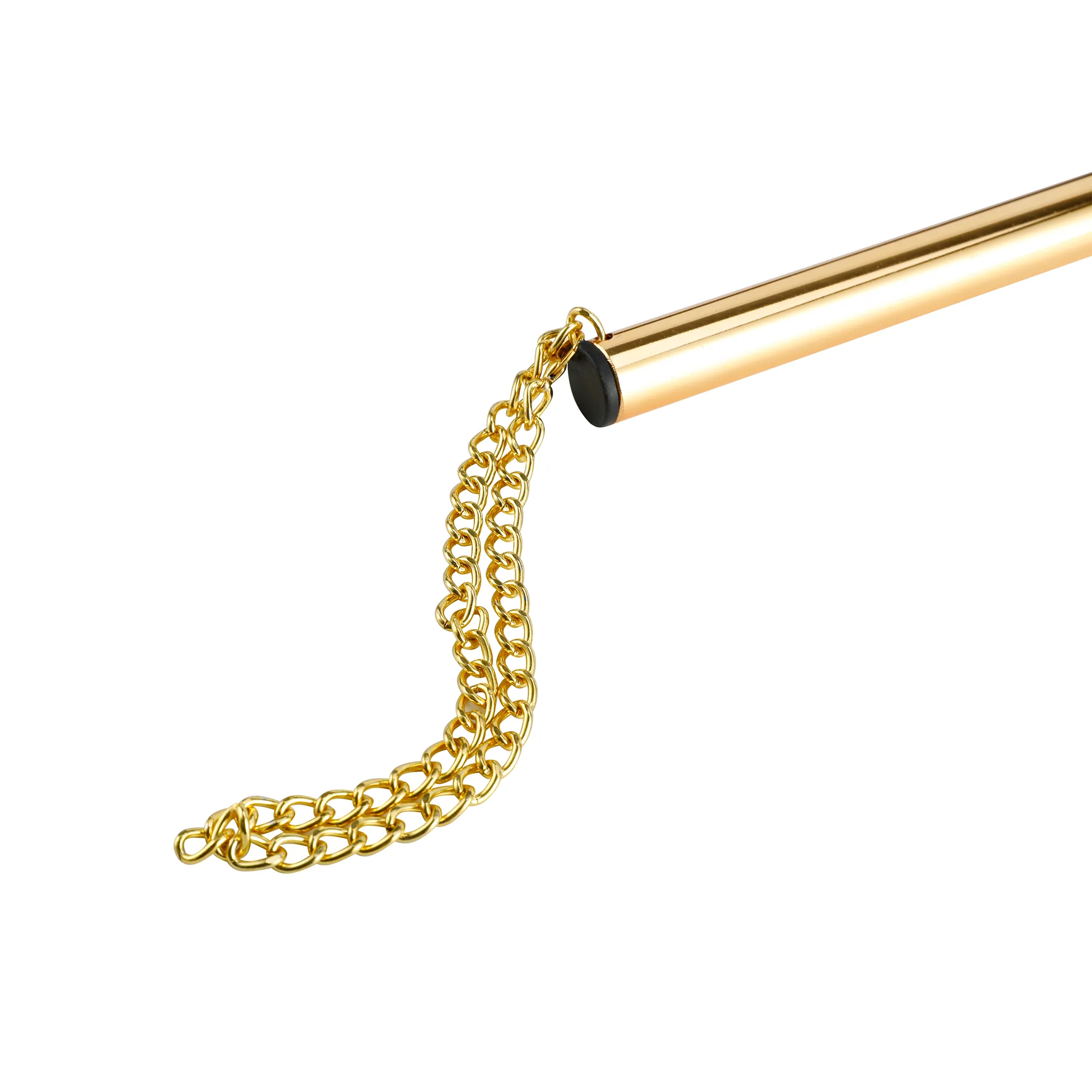 ROOMFUN ZW-031 SM Fetish Flirting Whip Golden Flogger