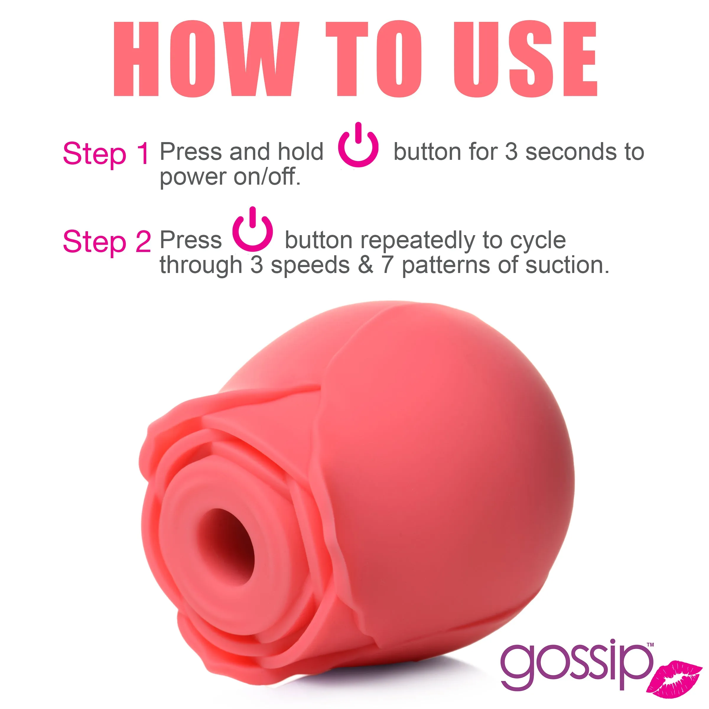 Rose Crave Silicone Clitoral Stimulator