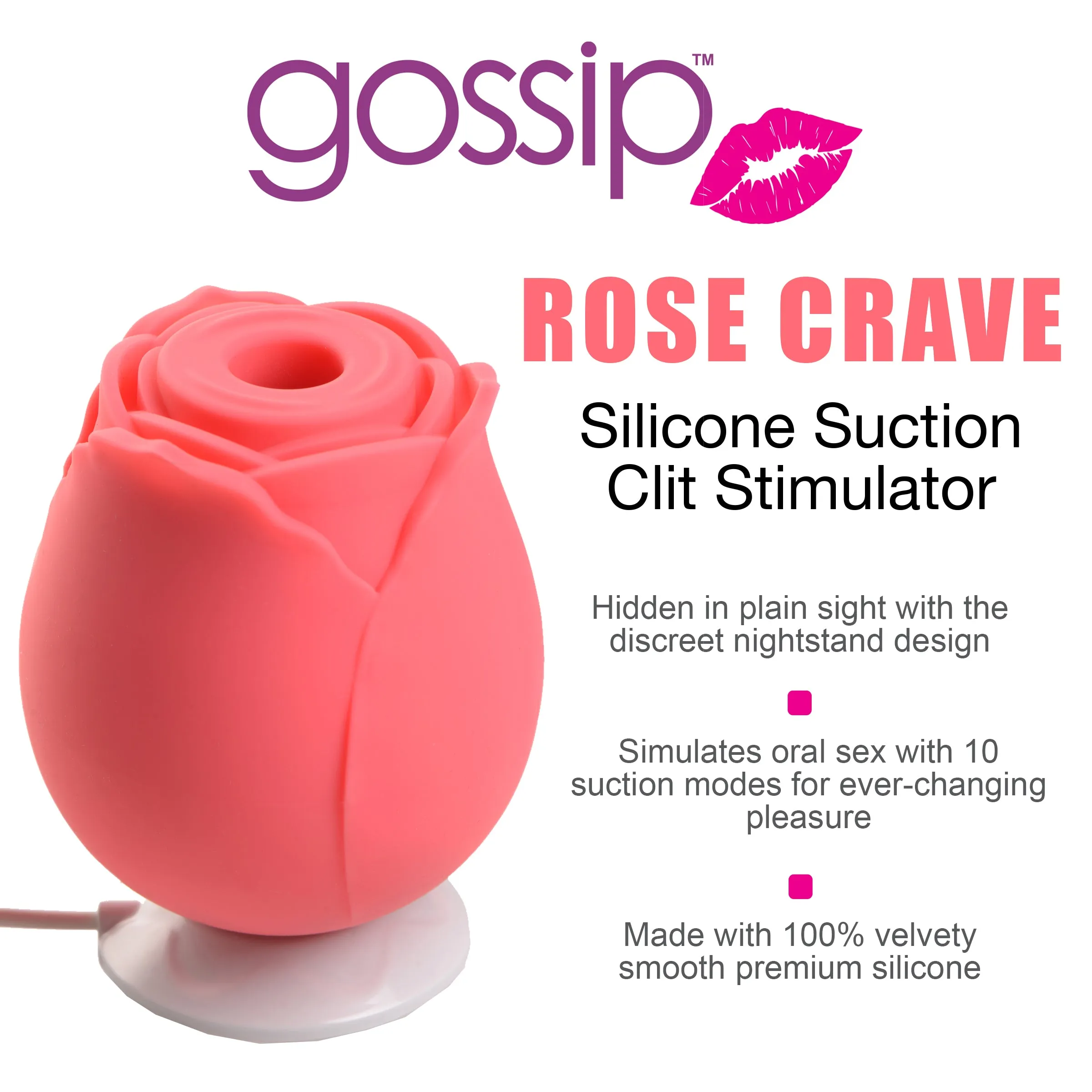 Rose Crave Silicone Clitoral Stimulator