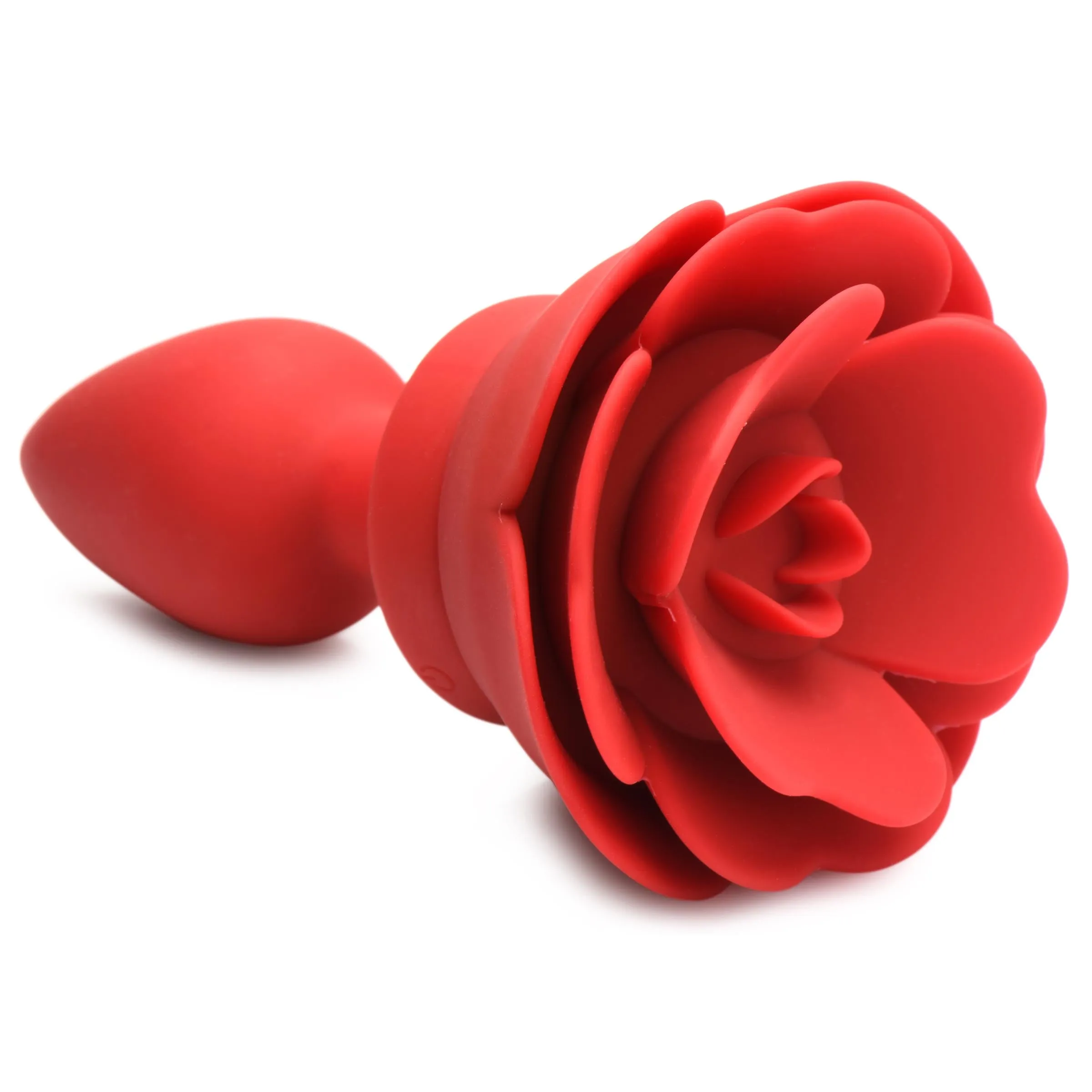 Rose Vibrating Anal Plug