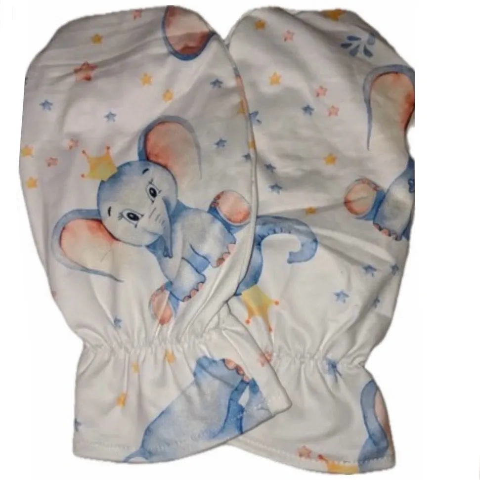 Royal Elephant Adult Mittens
