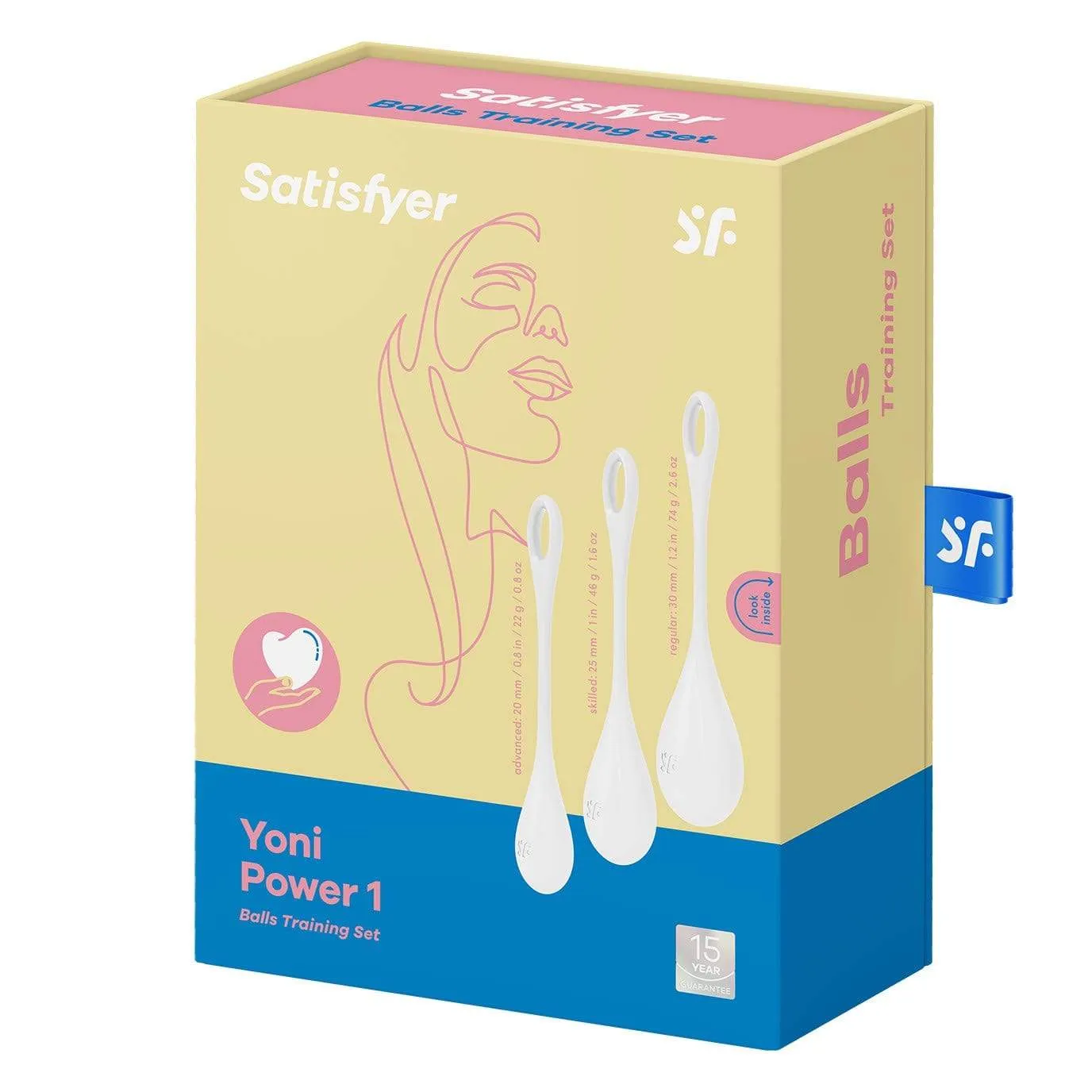 Satisfyer - Yoni Power 1 Silicone Kegel Balls Training Set
