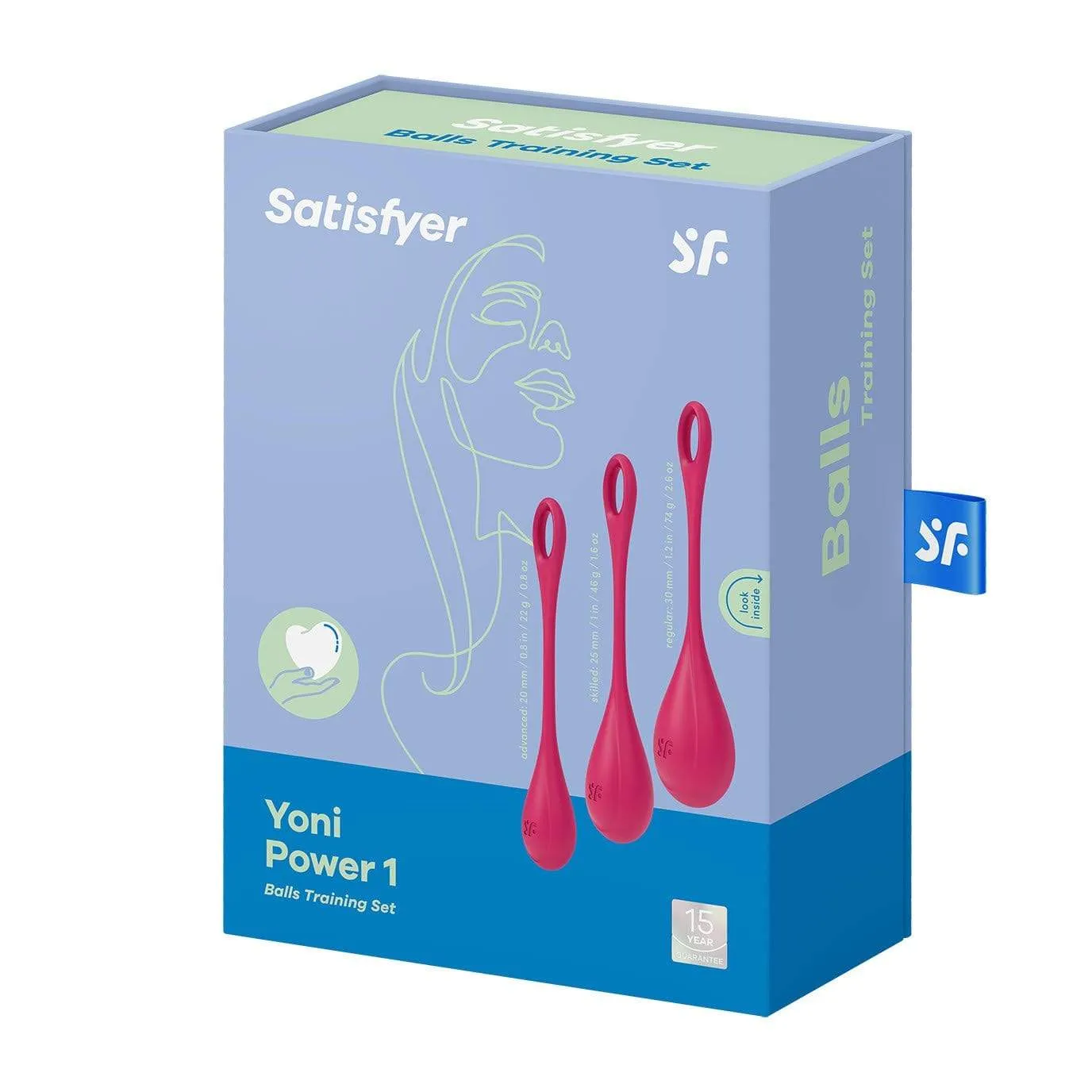 Satisfyer - Yoni Power 1 Silicone Kegel Balls Training Set