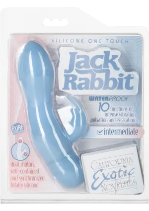Silicone Jack Rabbit One Touch Vibe Blue