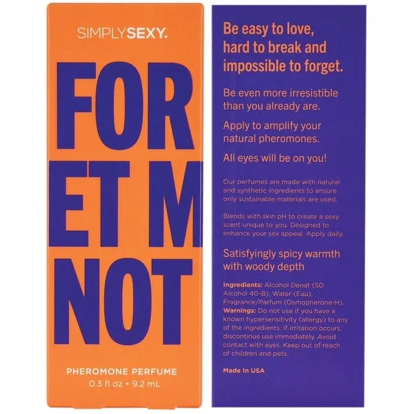 Simply Sexy Forget Me Not Pheromone Infused Perfume