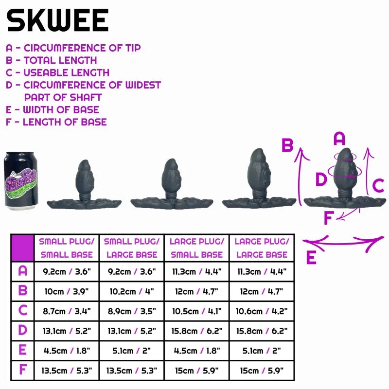 Skwee 'Camp Blood' large plug large base soft (OO30)