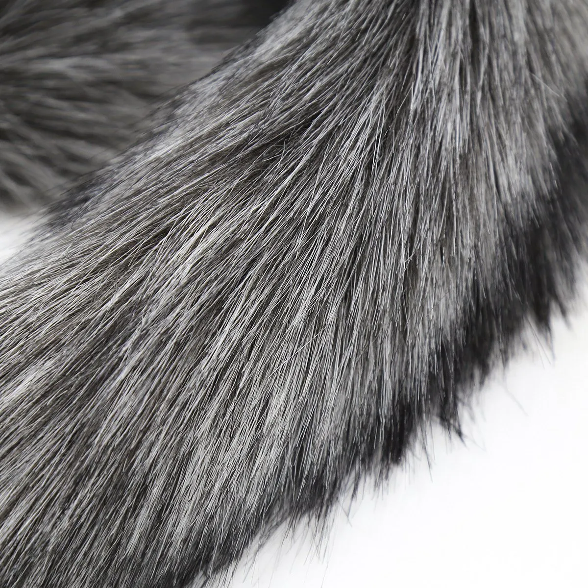 Soft Grey Faux Further Butt Plugs