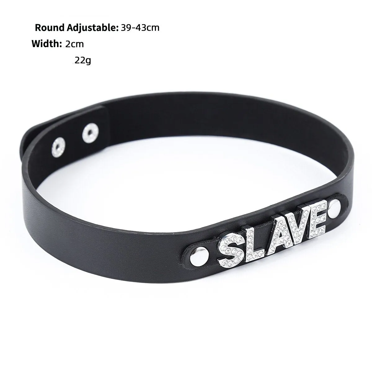 Soft Leather Sexy & Slave Choker