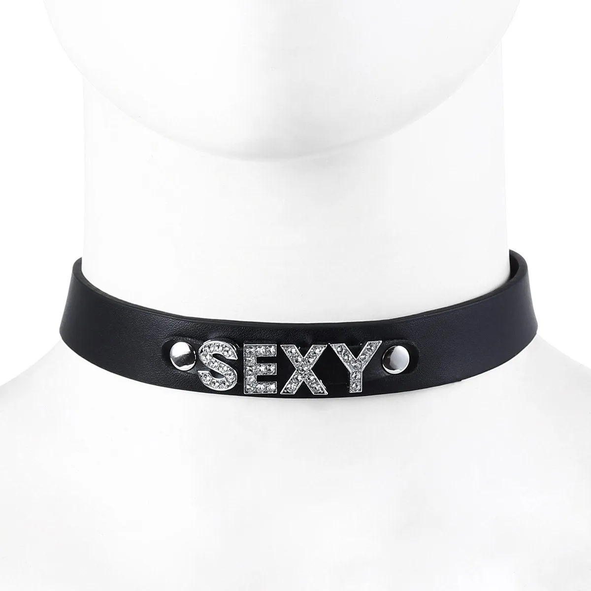 Soft Leather Sexy & Slave Choker