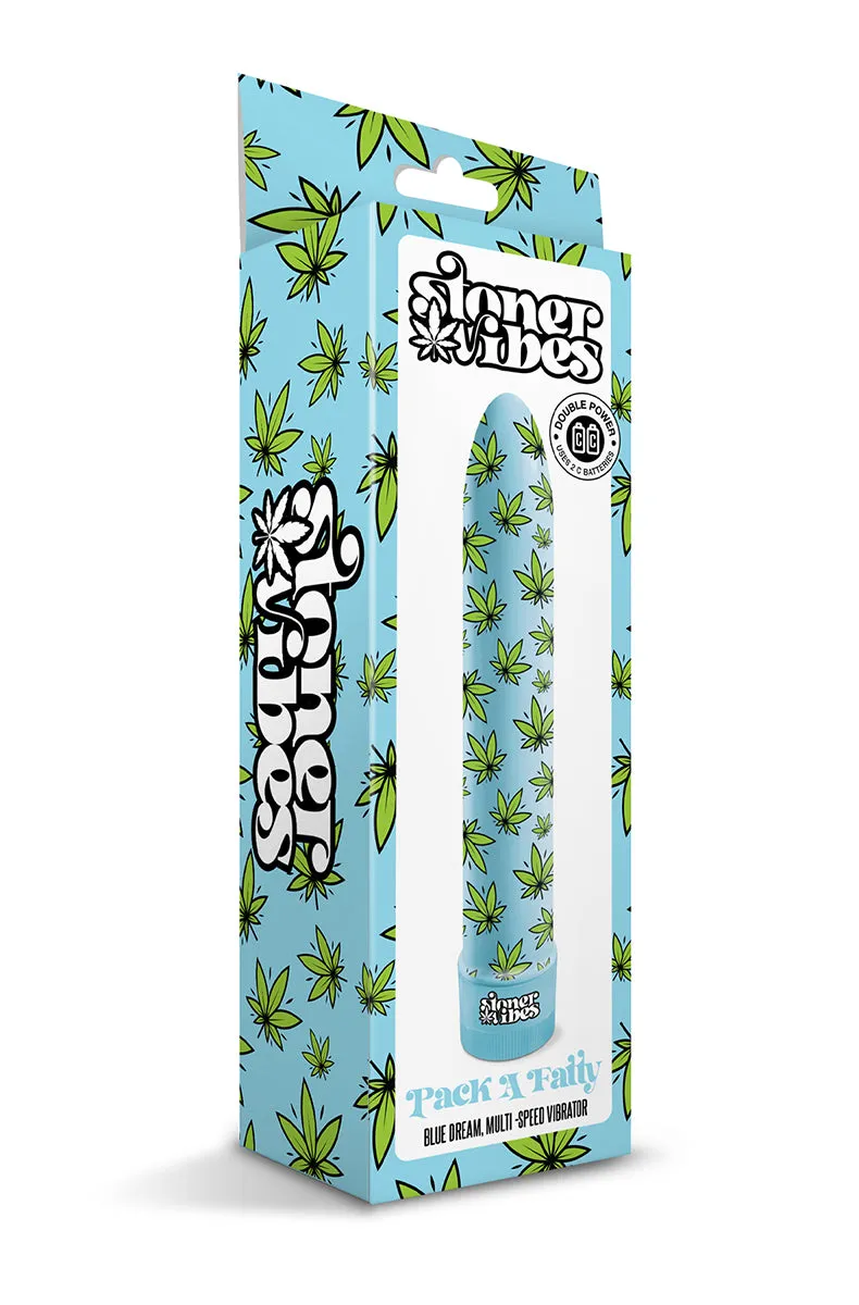 Stoner Vibes Weed Vibrator in Blue Dream