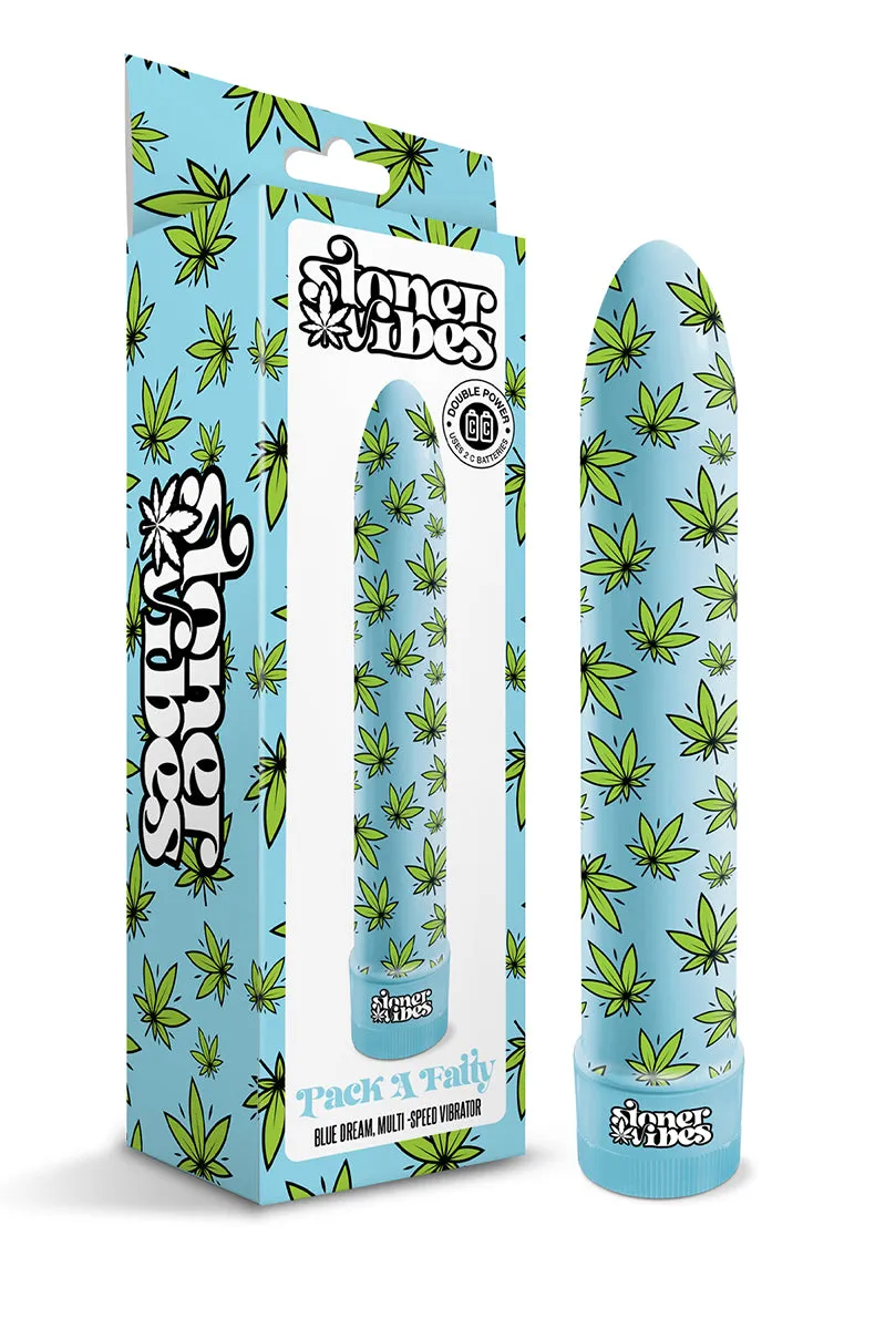 Stoner Vibes Weed Vibrator in Blue Dream