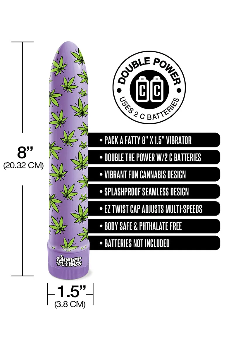 Stoner Vibes Weed Vibrator in Purple Haze