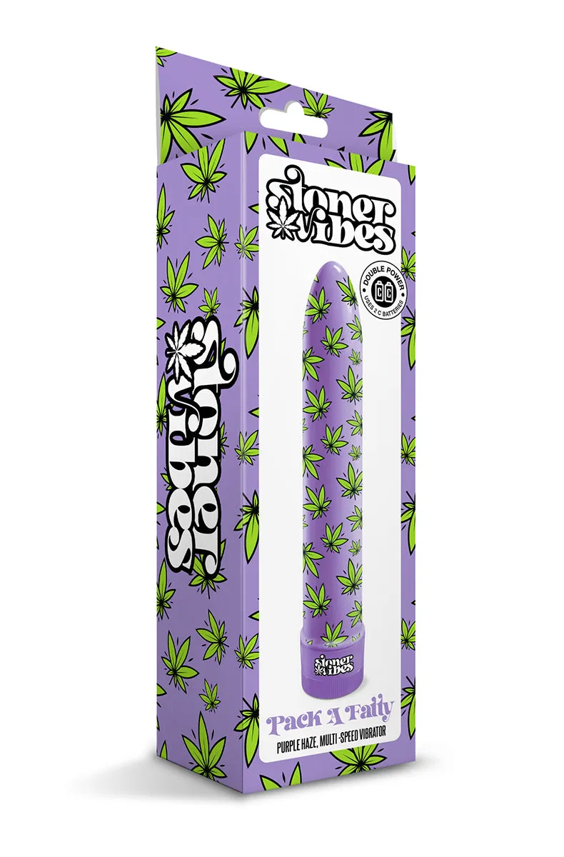 Stoner Vibes Weed Vibrator in Purple Haze