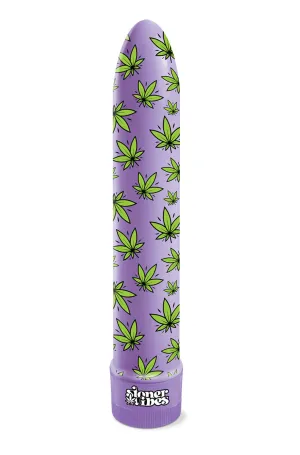 Stoner Vibes Weed Vibrator in Purple Haze