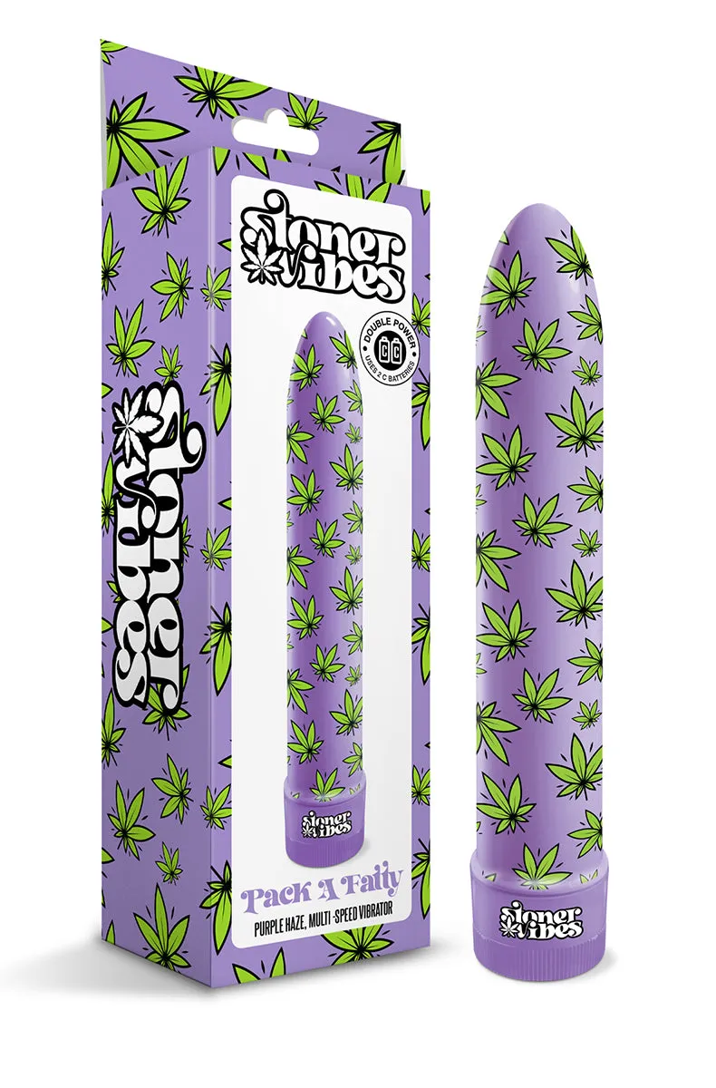 Stoner Vibes Weed Vibrator in Purple Haze