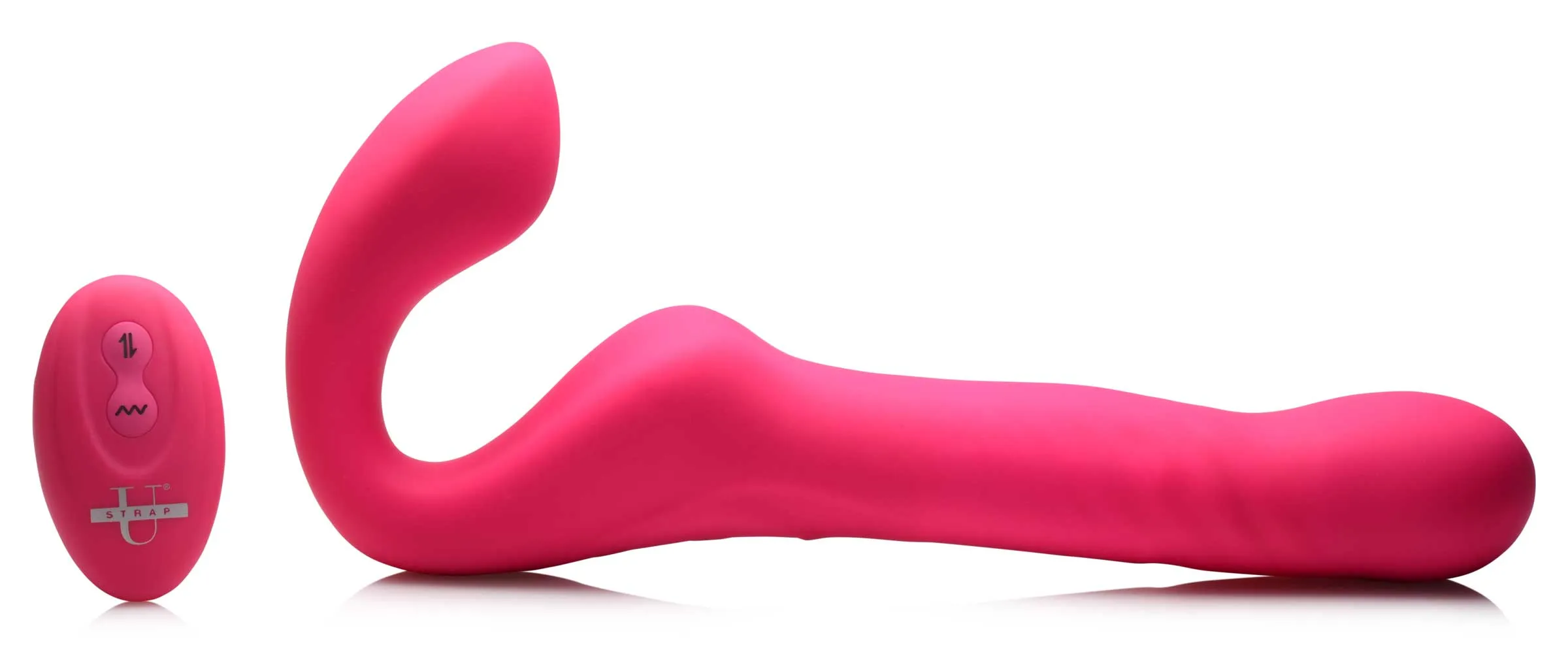 Strapless Strap-on Thrusting And Vibrating With Remote Control