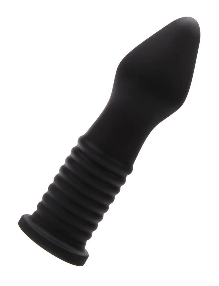 Tantus Fist Trainer XL Silicone Dildo. Black