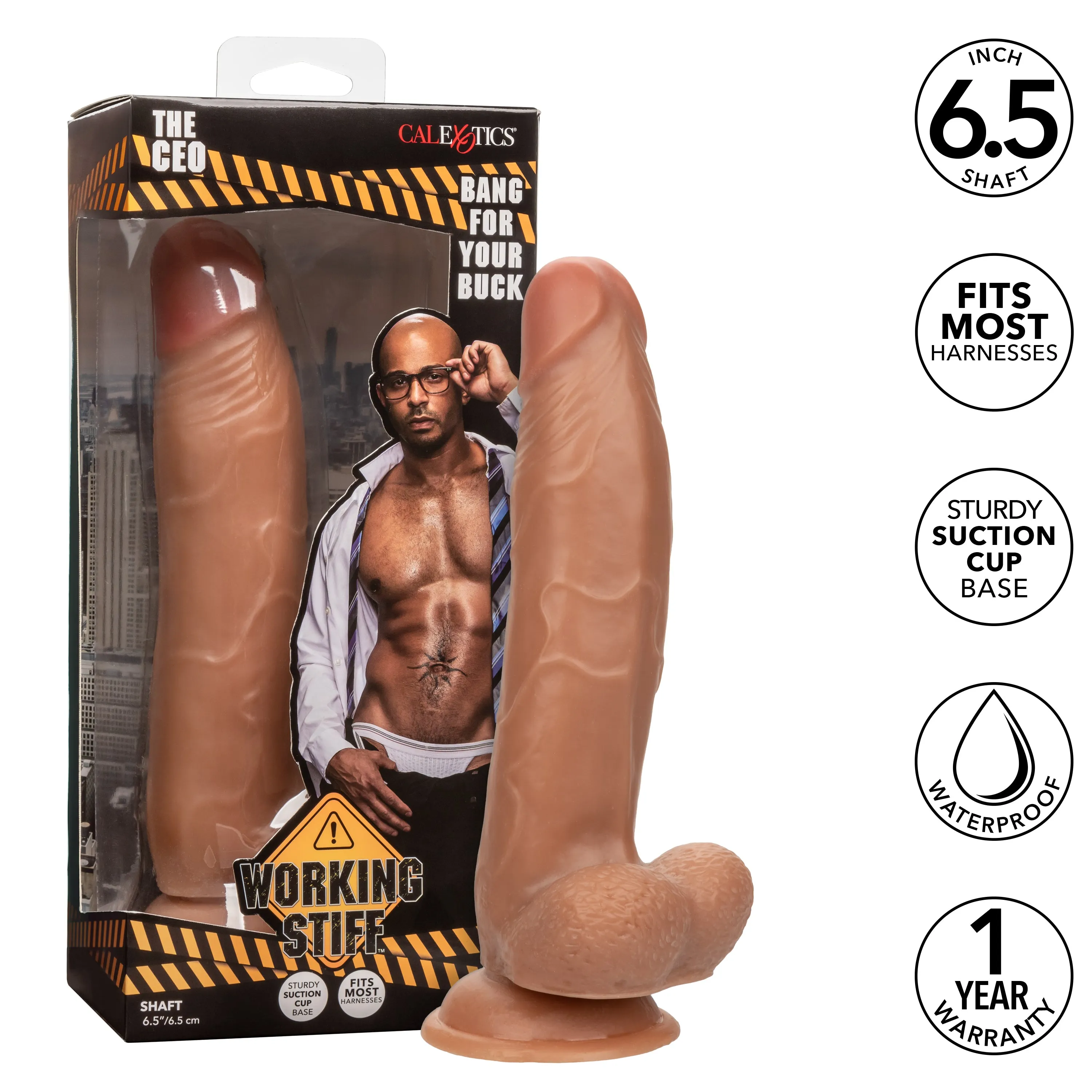The CEO 8.5 Inch Realistic Veiny Dildo