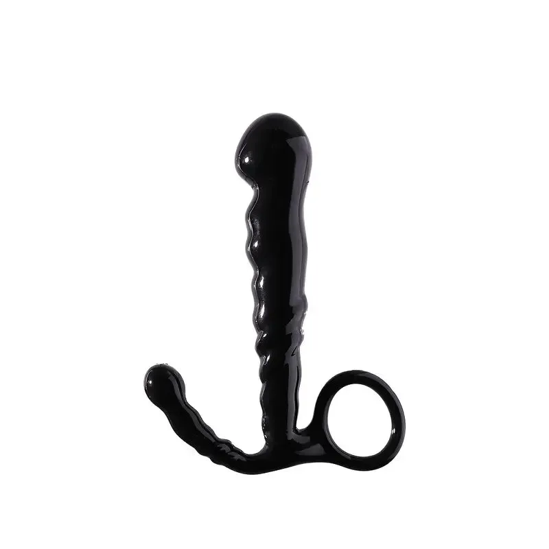 TPE Pull Bead Anal Plug Solid Color Female Sex Anal Plug For Dry Clean