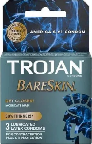 Trojan Bareskin Raw Condoms