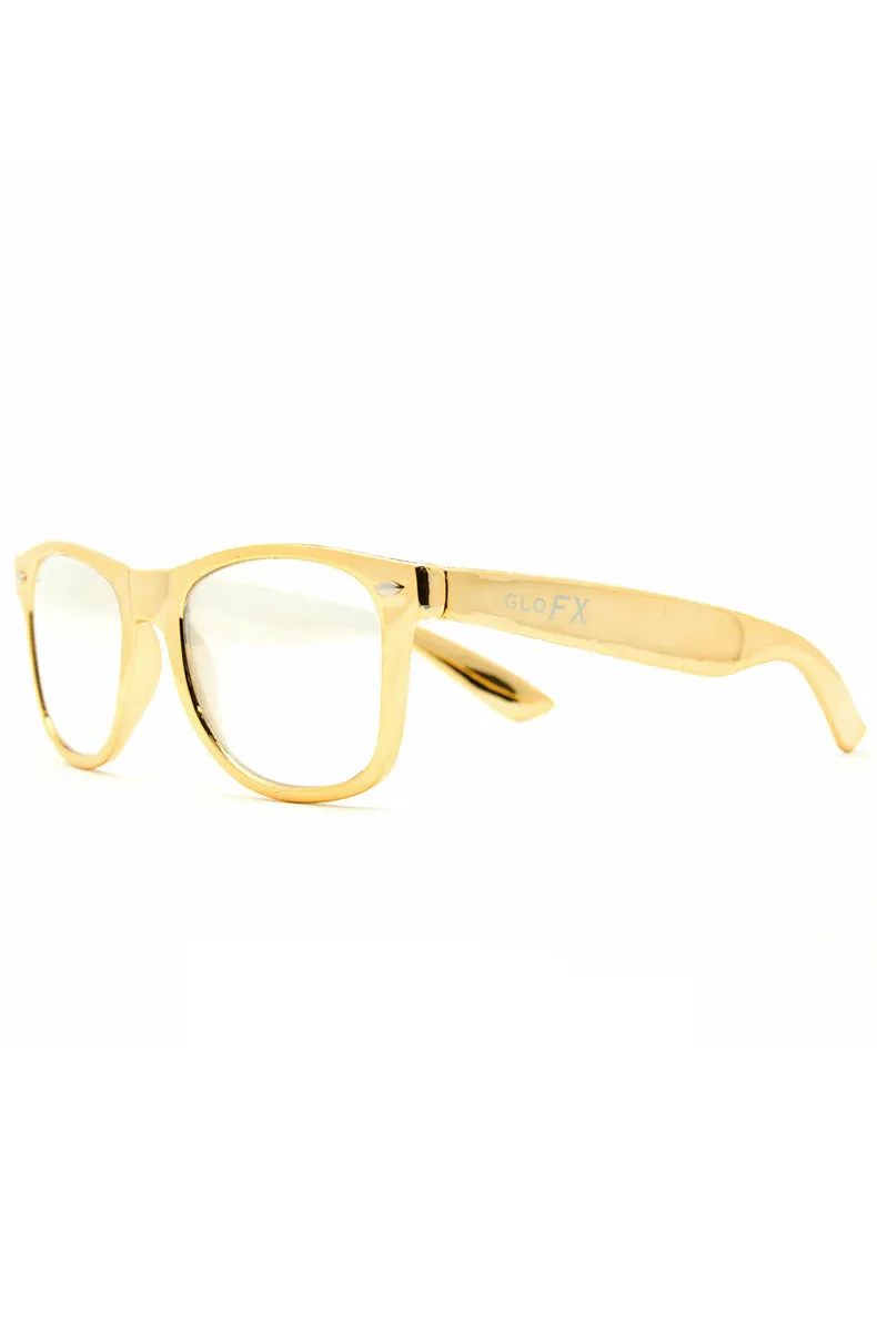 Ultimate Diffraction Glasses in Gold