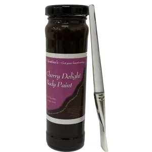 Valentino's Cherry Delight Chocolate Body Paint Edible Oral Sex Lube 185g