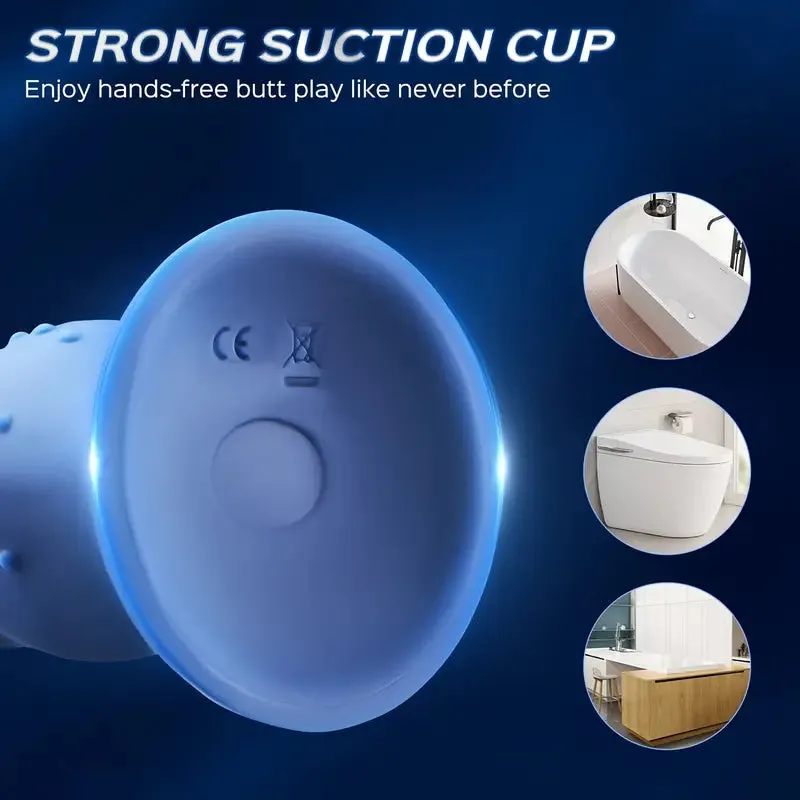 Vibrating Anal Plug Prostate Massage Soft Anal Beads Butt Vibrator