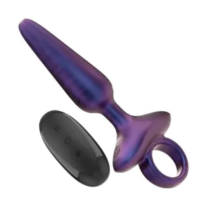 Vibrator anal INTENSE MARLON. control prin telecomanda. 10 functii de vibratie. rezistent la apa. din silicon mov. 15 cm
