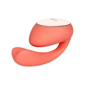 Vibrator dublu LELO IDA WAVE. pentru clitoris și punctul G. control prin aplicație. funcție de rotație. 10 funcții de vibrație. portocaliu